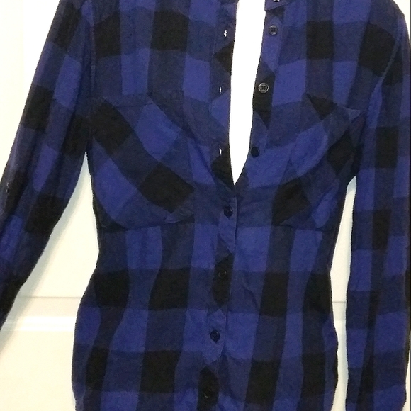 ~EUC~ Beautiful Juniors "beachlunchlounge" button down by Anthropologie Top~XS - Picture 10 of 13